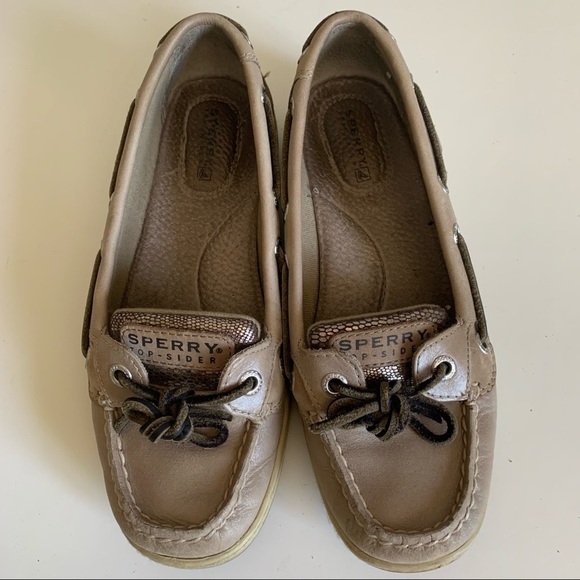 Sperry Angelfish Metallic Slip-On Boat Shoe - Picture 2 of 9